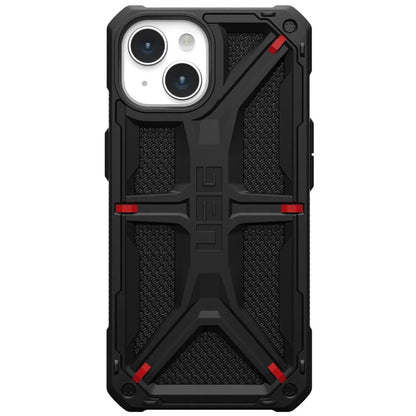Kuori Apple iPhone 15 Plus -puhelimelle, Urban Armor Gear, Monarch Kevlar, Musta