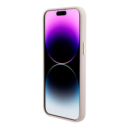 Kotelo Apple iPhone 15 Pro Maxille, Guess, 4G Strass Metal Logo, Pinkki