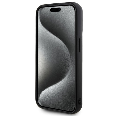 Kotelo Apple iPhone 15 Pro Maxille, Karl Lagerfeld, 3D Rubber Signature, Musta