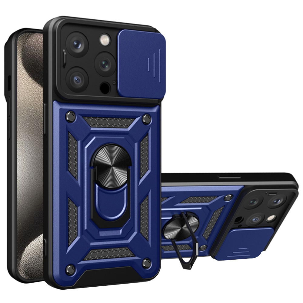 Kuori Apple iPhone 15 Pro Maxille, Techsuit, CamShield, Sininen