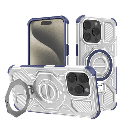 Kuori Apple iPhone 15 Pro Maxille, Techsuit, Carbon Shield Pro, Sininen