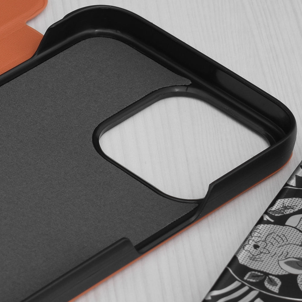 Kuori Apple iPhone 15 Pro Maxille, Techsuit, eFold, Oranssi