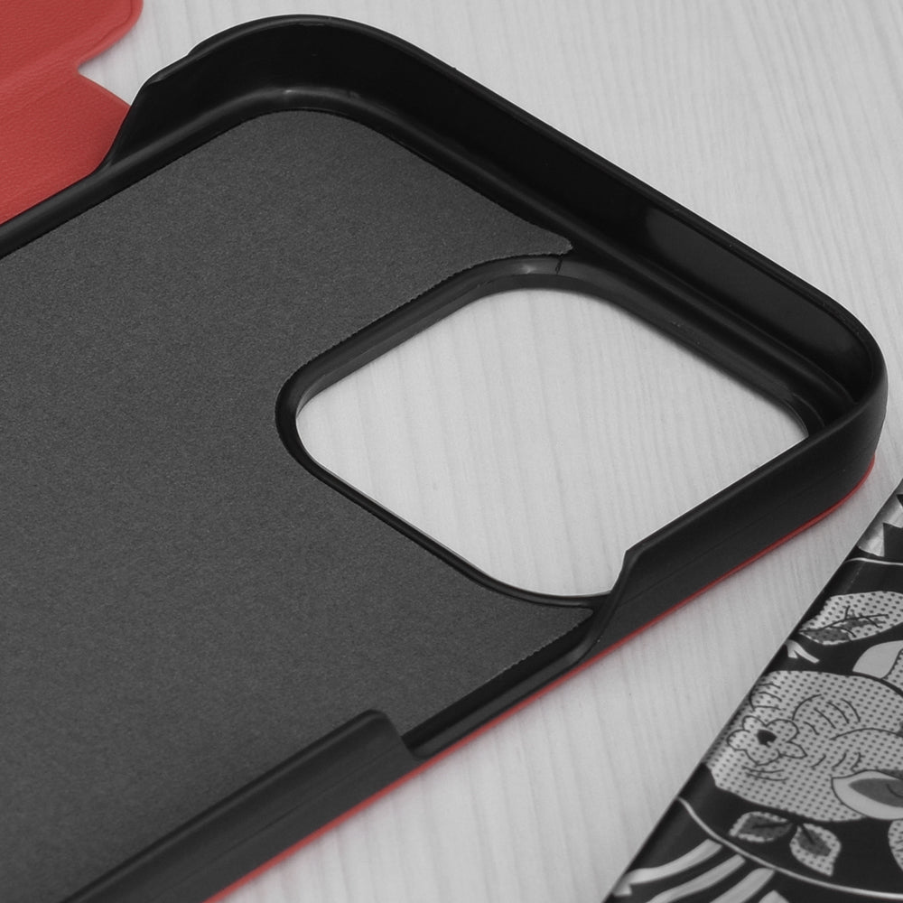 Kuori Apple iPhone 15 Pro Maxille, Techsuit, eFold, Punainen