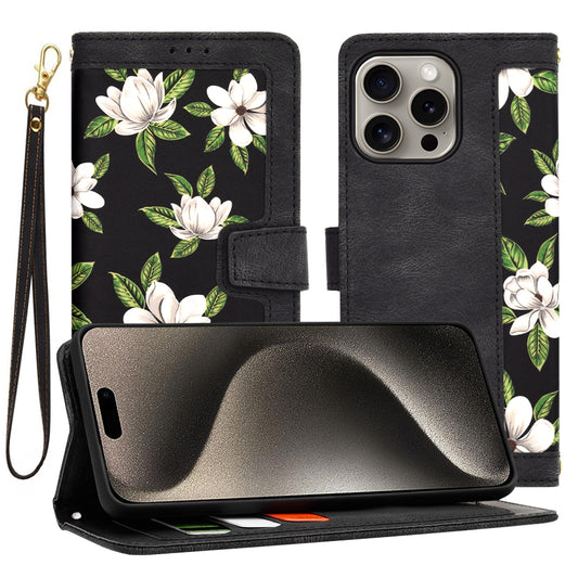 Kuori Apple iPhone 15 Pro Maxille, Techsuit, FlipCraft, Musta