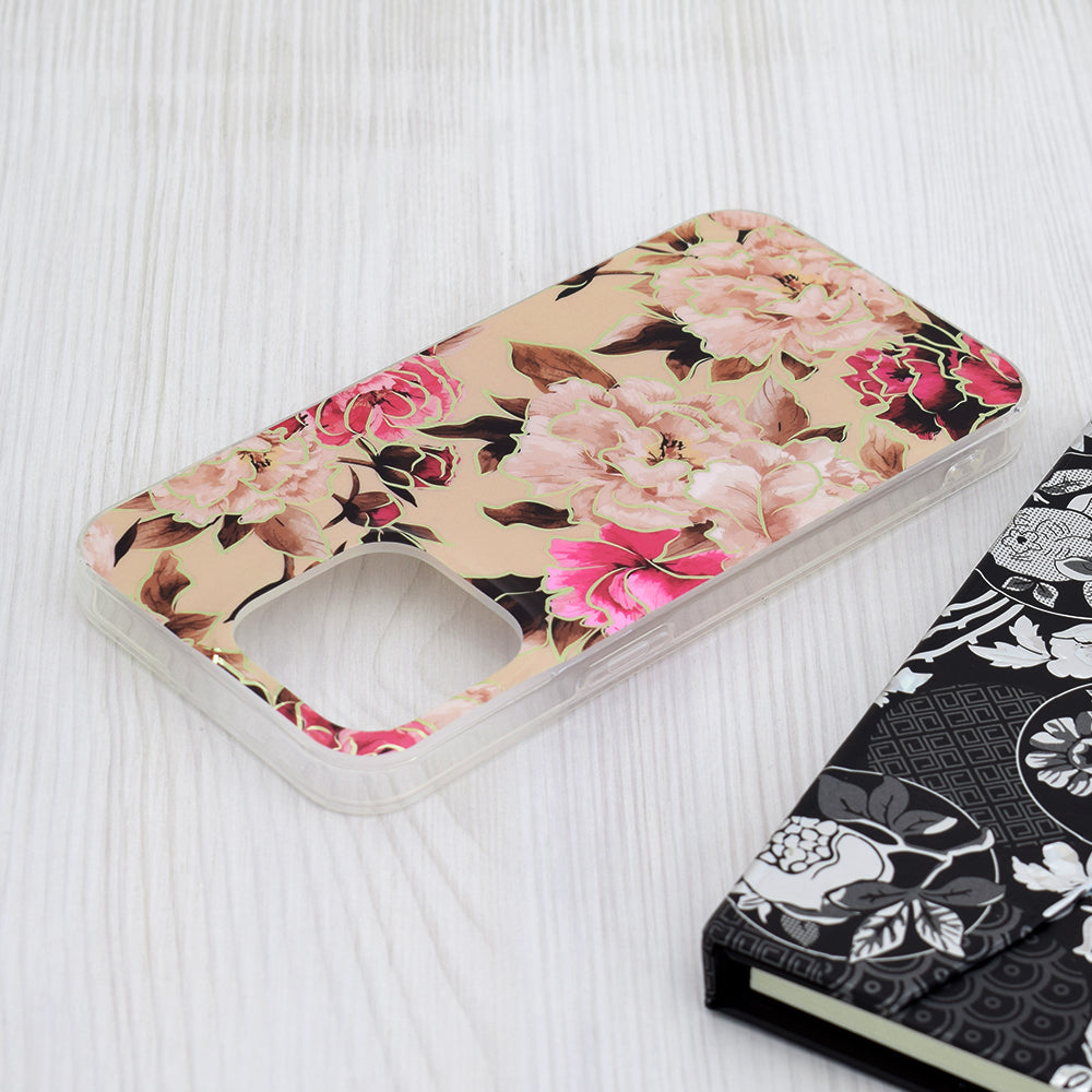 Kuori Apple iPhone 15 Pro Maxille, Techsuit, Marble, Beige