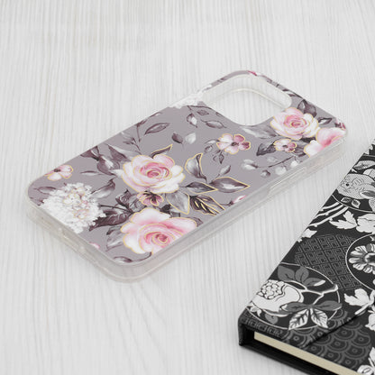 Kuori Apple iPhone 15 Pro Maxille, Techsuit, Marble, Harmaa