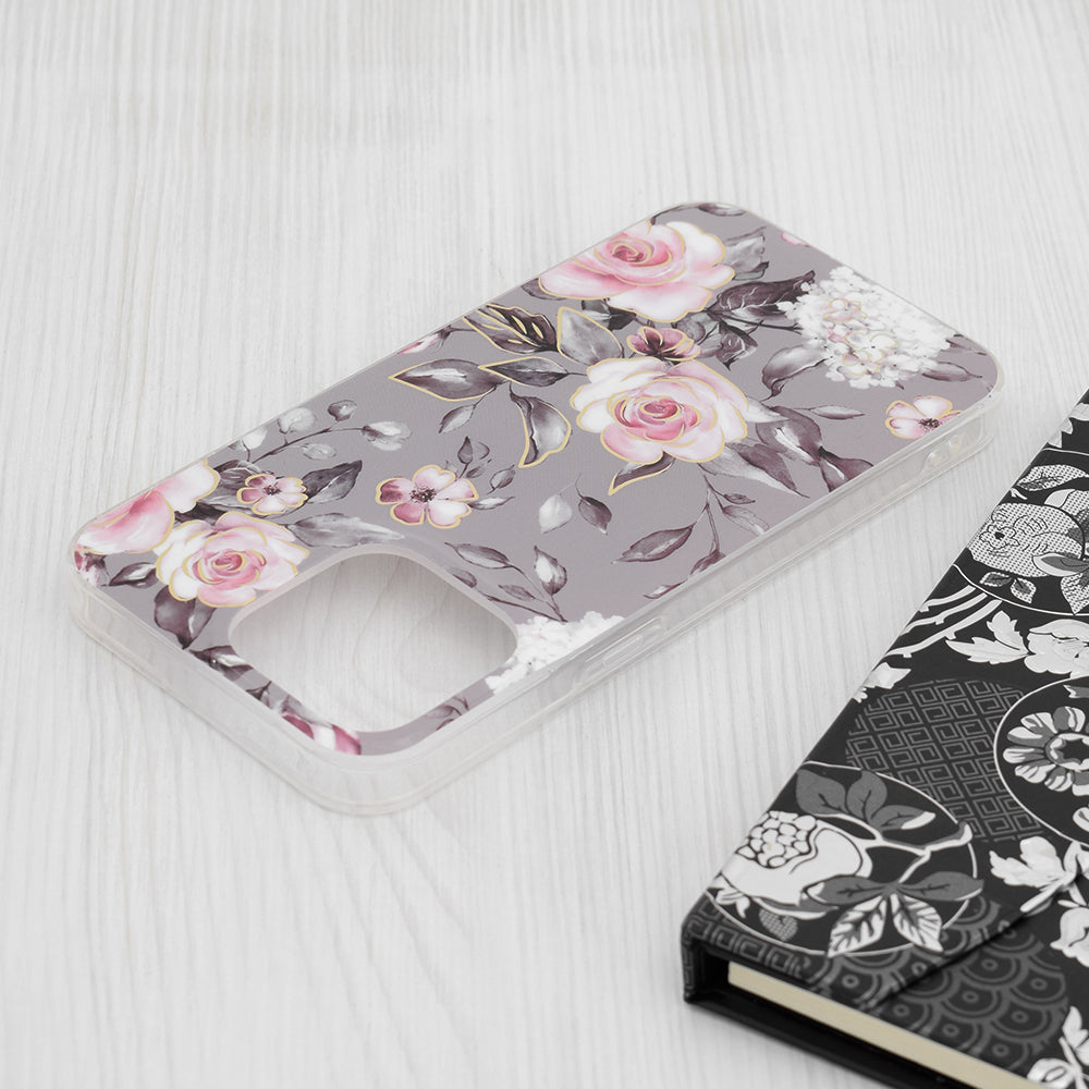 Kuori Apple iPhone 15 Pro Maxille, Techsuit, Marble, Harmaa