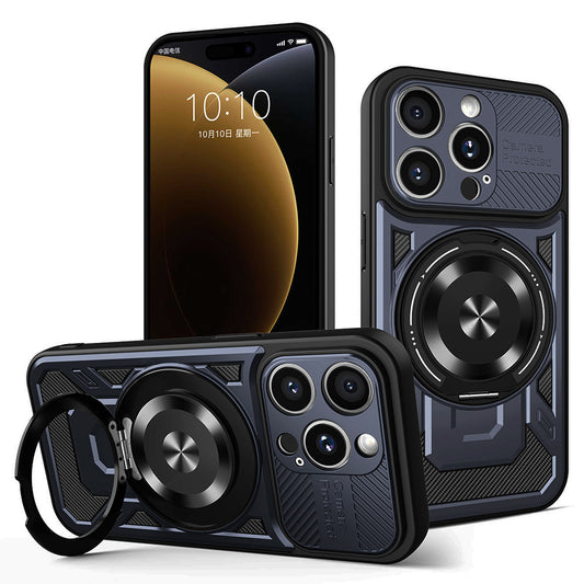 Kuori Apple iPhone 15 Pro Maxille, Techsuit, RuggedCam, Sininen