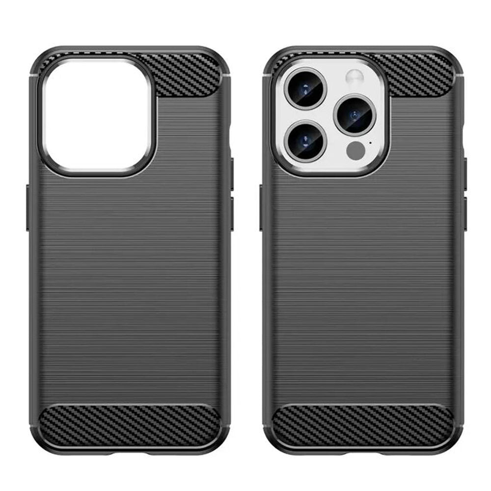 Kuori Apple iPhone 15 Pro:lle, Techsuit, Hiili, Musta