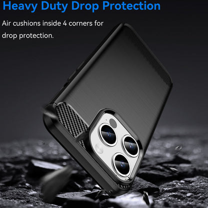 Kuori Apple iPhone 15 Pro:lle, Techsuit, Hiili, Musta