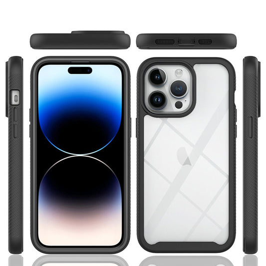 Kuori Apple iPhone 15 Pro:lle, Techsuit, Defense360 Pro, Musta