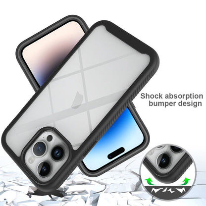 Kuori Apple iPhone 15 Pro:lle, Techsuit, Defense360 Pro, Musta
