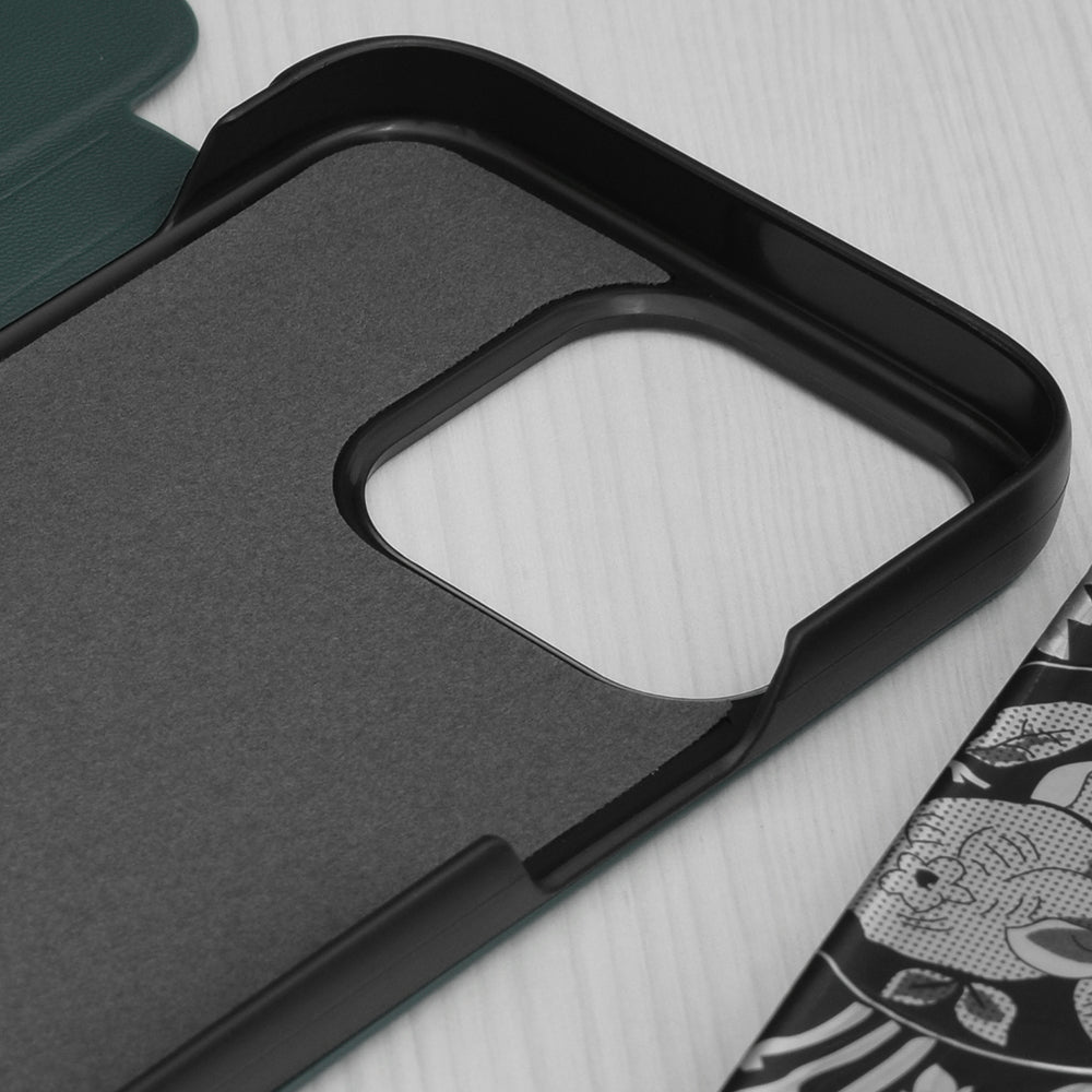 Case for Apple iPhone 15 Pro, Techsuit, eFold, Green