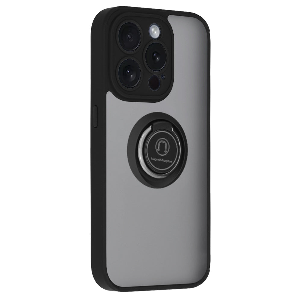 Kuori Apple iPhone 15 Pro:lle, Techsuit, Glinth, Musta