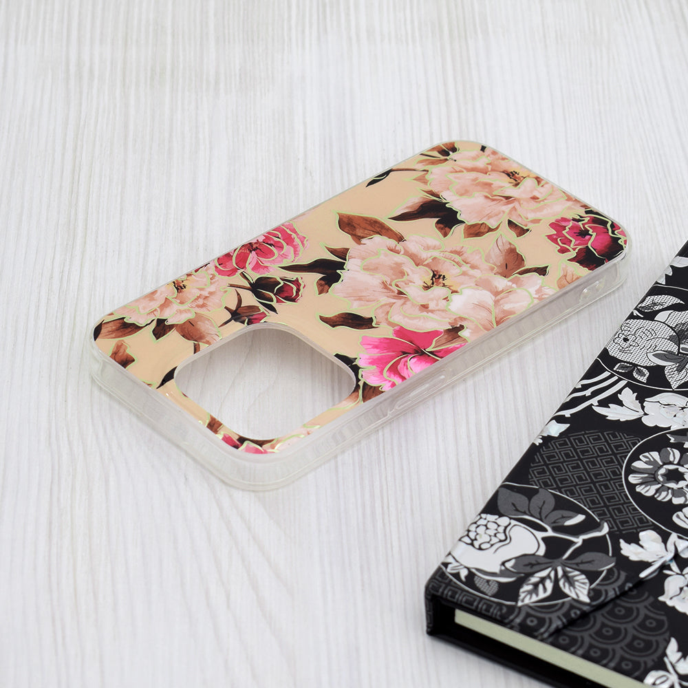 Kuori Apple iPhone 15 Pro:lle, Techsuit, Marble, Beige