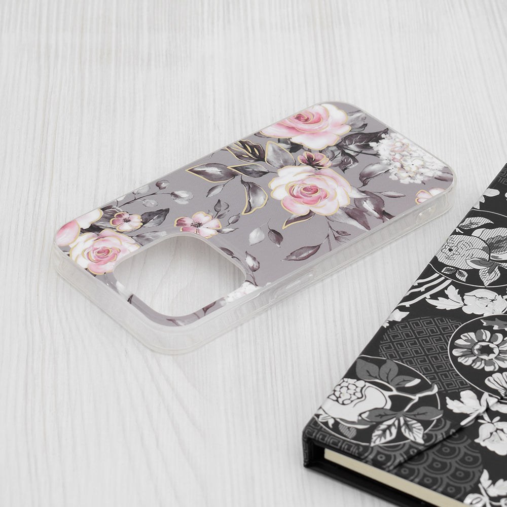 Kuori Apple iPhone 15 Pro:lle, Techsuit, Marble, Harmaa