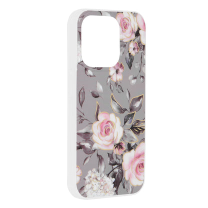 Kuori Apple iPhone 15 Pro:lle, Techsuit, Marble, Harmaa