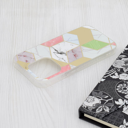 Kuori Apple iPhone 15 Pro:lle, Techsuit, Marble, Violetti