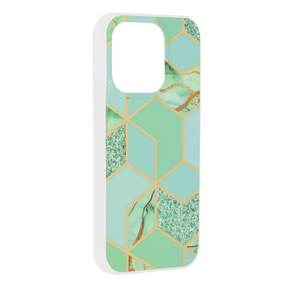 Kuori Apple iPhone 15 Pro:lle, Techsuit, Marble, Vihreä