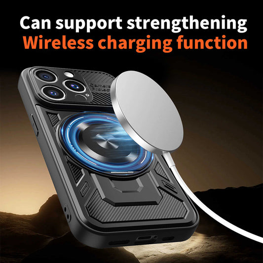 Kuori Apple iPhone 15 Pro:lle, Techsuit, RuggedCam, Harmaa