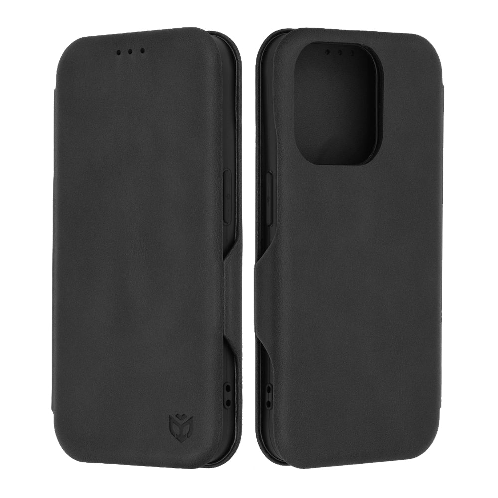 Kuori Apple iPhone 15 Pro:lle, Techsuit, Safe Wallet Plus, Musta