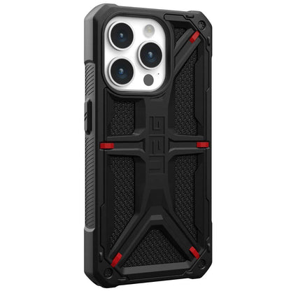 Case for Apple iPhone 15 Pro, Urban Armor Gear, Monarch Kevlar, Black