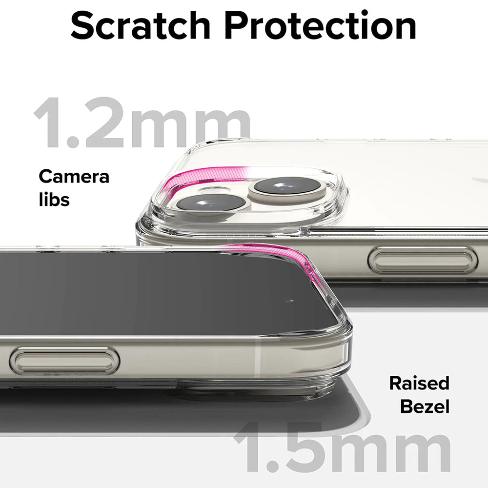 Case for Apple iPhone 15, Ringke, Fusion, Transparent