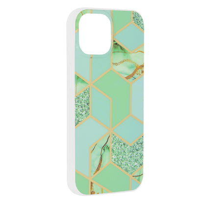 Kuori Apple iPhone 15:lle, Techsuit, Marble, Vihreä