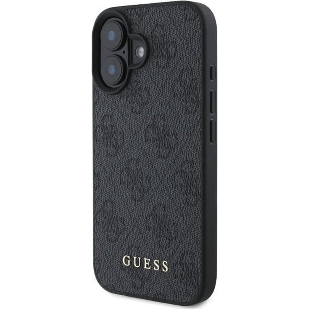 Suojakotelo Apple iPhone 16:lle, Guess, 4G Classic, Musta