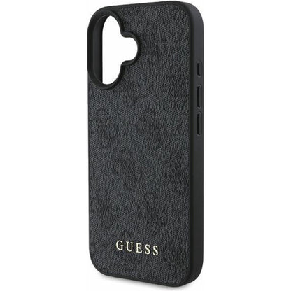 Suojakotelo Apple iPhone 16:lle, Guess, 4G Classic, Musta