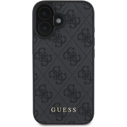 Suojakotelo Apple iPhone 16:lle, Guess, 4G Classic, Musta