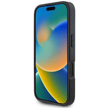 Kotelo Apple iPhone 16:lle, Karl Lagerfeld, Grained Cardslots, Musta