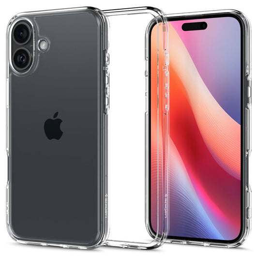 Kotelo Apple iPhone 16 Plus, Spigen, Ultra Hybrid, Läpinäkyvä