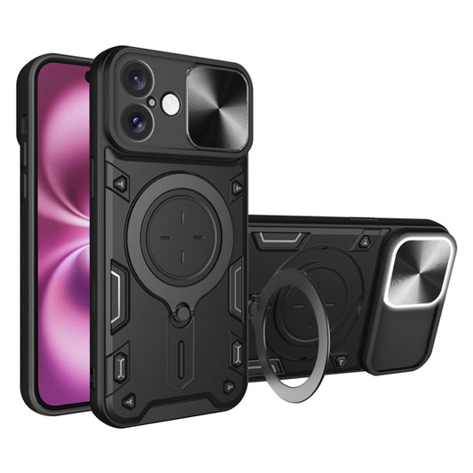 Kuori Apple iPhone 16 Plus:lle, Techsuit, CamGuard Pro, Musta