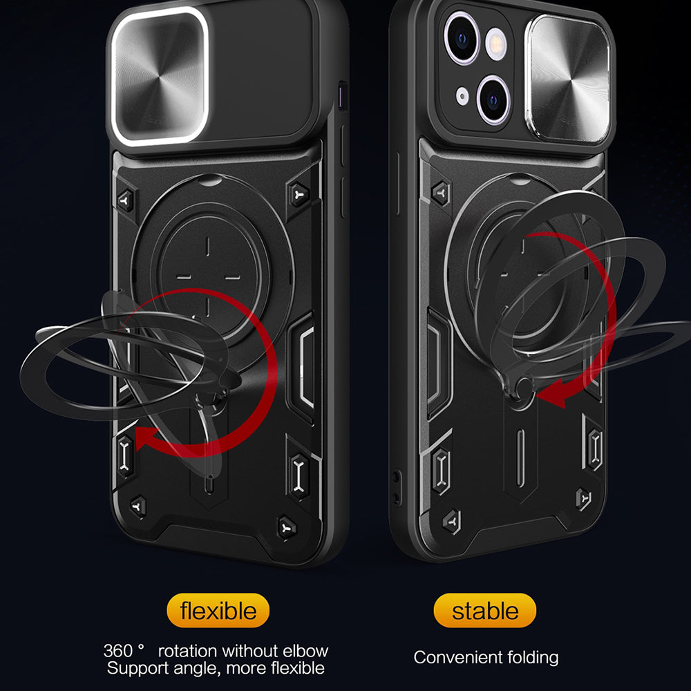 Case for Apple iPhone 16 Plus, Techsuit, CamGuard Pro, Black