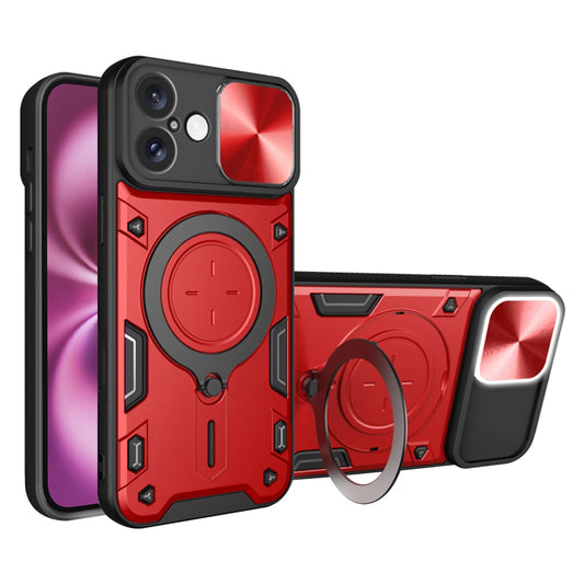 Kuori Apple iPhone 16 Plusille, Techsuit, CamGuard Pro, Punainen