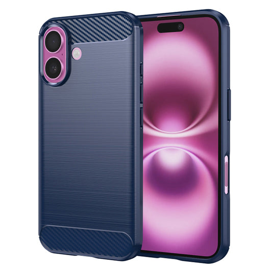 Kuori Apple iPhone 16 Plusille, Techsuit, Hiili, Sininen
