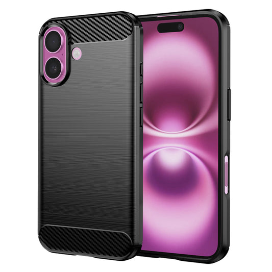 Kuori Apple iPhone 16 Plusille, Techsuit, Hiili, Musta