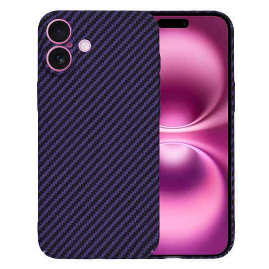 Kuori Apple iPhone 16 Plus:lle, Techsuit, Carbonite FiberShell, Violetti