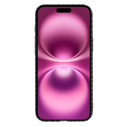 Kuori Apple iPhone 16 Plusille, Techsuit, Carbonite FiberShell, Musta