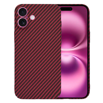 Kuori Apple iPhone 16 Plus:lle, Techsuit, Carbonite FiberShell, Punainen