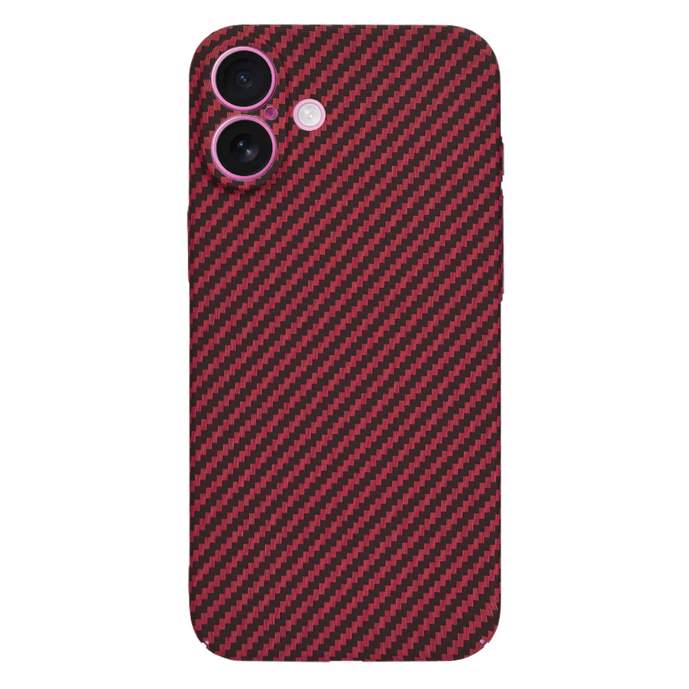 Kuori Apple iPhone 16 Plus:lle, Techsuit, Carbonite FiberShell, Punainen