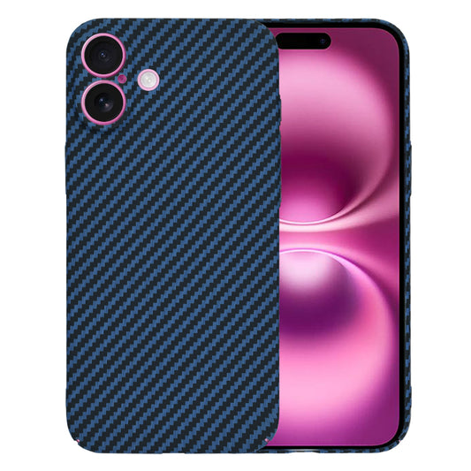 Kuori Apple iPhone 16 Plus:lle, Techsuit, Carbonite FiberShell, Turkoosi