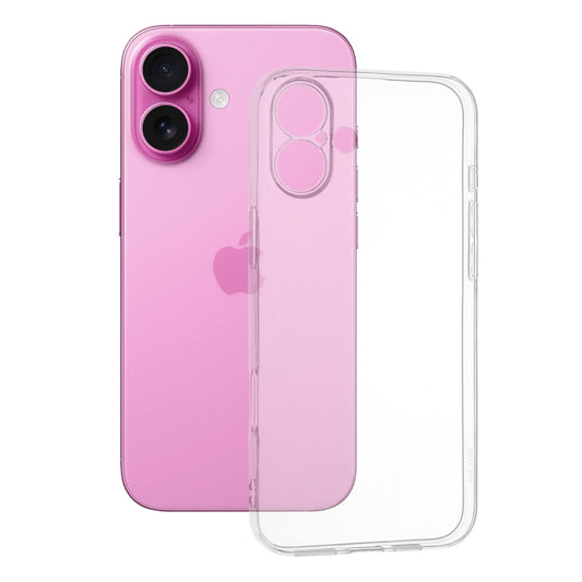 Kuori Apple iPhone 16 Plus -puhelimelle, Techsuit, Kirkas, Läpinäkyvä