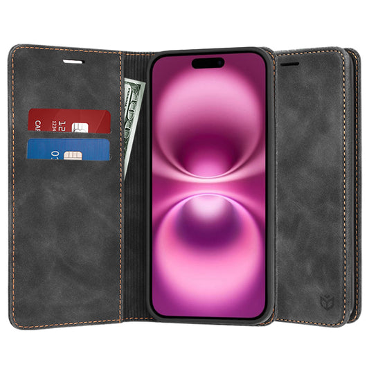 Kuori Apple iPhone 16 Plusille, Techsuit, Confy, Musta