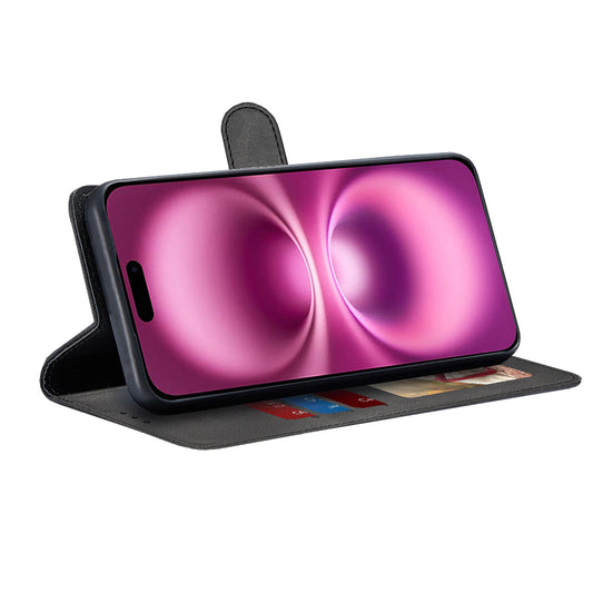 Kuori Apple iPhone 16 Plus -puhelimelle, Techsuit, Diary Book, Musta