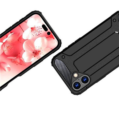 Kuori Apple iPhone 16 Plusille, Techsuit, Hybrid Armor, Musta