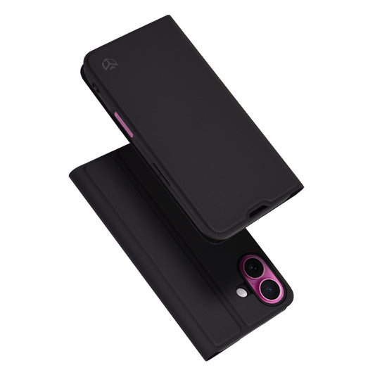 Kuori Apple iPhone 16 Plus:lle, Techsuit, Magskin Book, Musta