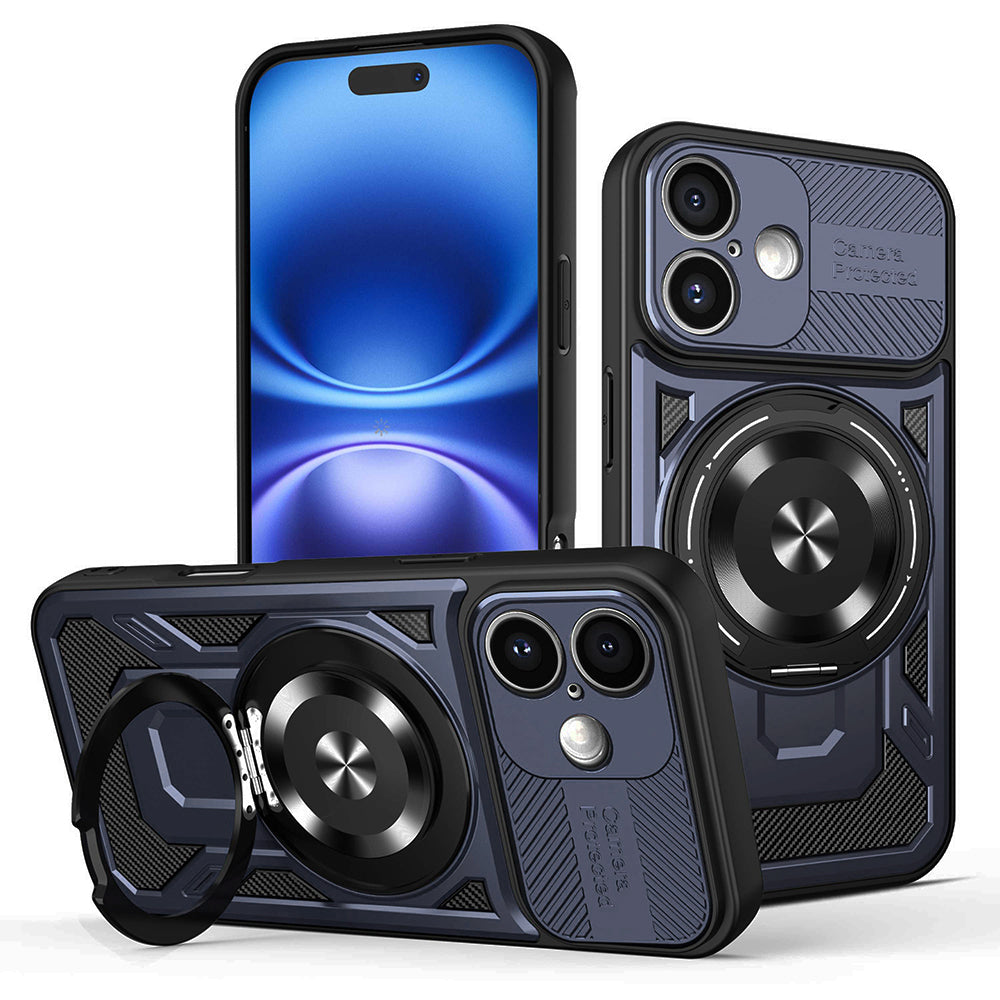 Kuori Apple iPhone 16 Plus:lle, Techsuit, RuggedCam, Sininen