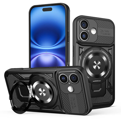 Kuori Apple iPhone 16 Plus:lle, Techsuit, RuggedCam, Musta